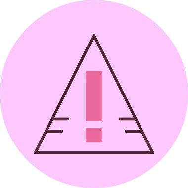 Ünlem işareti simgesi vektör çizim