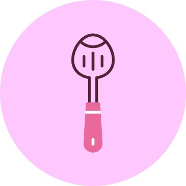 Kaymağım. Web simgesi basit illüstrasyon