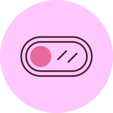 Düğme web simgesini aç / kapat, basit vektör illüstrasyonu