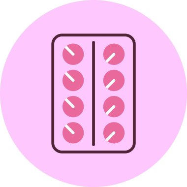 Haplar. Web simgesi basit illüstrasyon