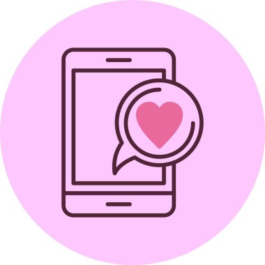 cep telefonu simgesi, vektör illüstrasyonu basit tasarım