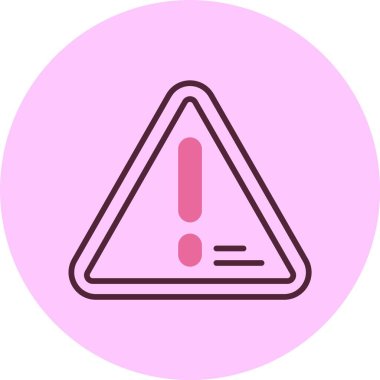 uyarı, hata simgesi, vektör illüstrasyonu