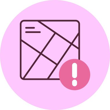 Harita web simgesi, basit vektör illüstrasyonu