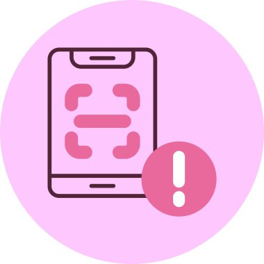 Tarama yap. Web simgesi basit illüstrasyon