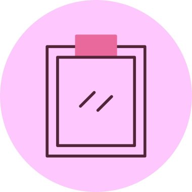 Pano. Web simgesi basit illüstrasyon