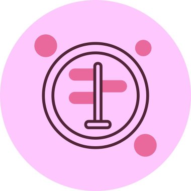 Yönlendirme simgesi, vektör illüstrasyonu basit tasarım