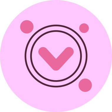 Aşağı ok web simgesi vektör illüstrasyonu 