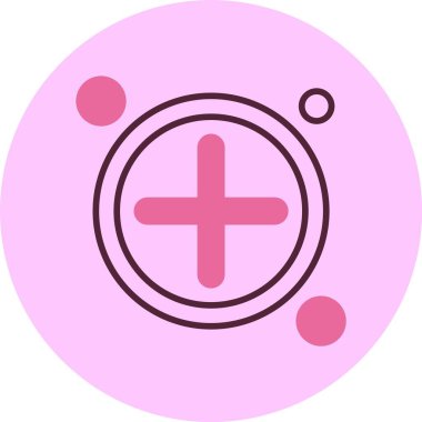 Düğme simgesi vektör illüstrasyonu ekle 