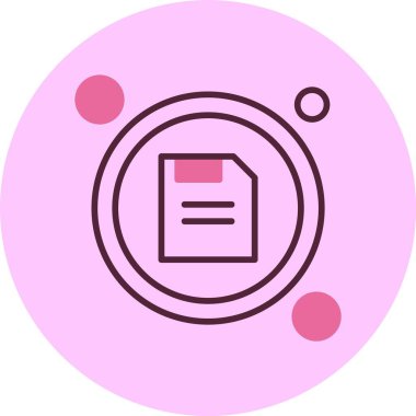  Düğme simgesini kaydet, vektör illüstrasyonu basit tasarım