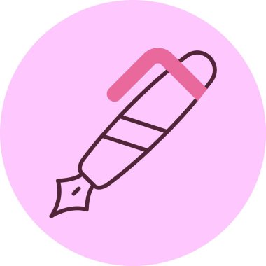 kalem ağı simgesi, basit vektör illüstrasyonu