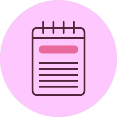 Yazı tahtası. Web simgesi basit illüstrasyon