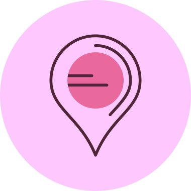 Location web icon, simple vector illustration