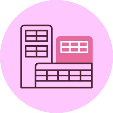 Office Building icon, vector illustration simple design