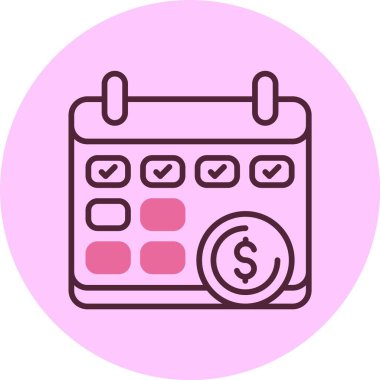 Ücretli Çıkış Web simgesi vektör çizimi 