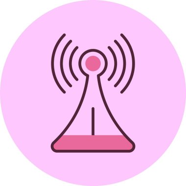 Bağlantı kaybedilmiş web simgesi, basit vektör illüstrasyonu