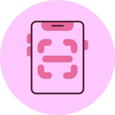 Tarayıcı web simgesi, basit vektör illüstrasyonu