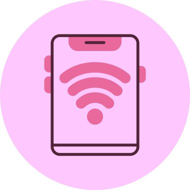 wifi web simgesi, basit vektör illüstrasyonu