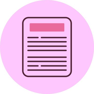 Web simgesi yazılıyor, basit vektör illüstrasyonu