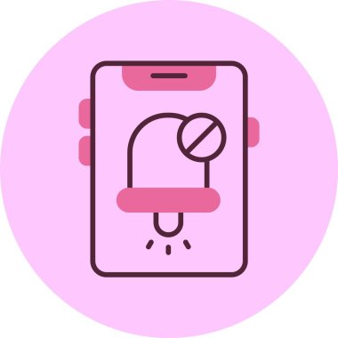 Web simgesinden bildirimler, basit vektör illüstrasyonu