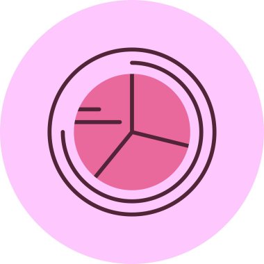 finans grafiği simgesi, vektör illüstrasyonu basit tasarım