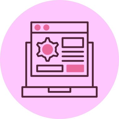 Özel Özellik simgesi, vektör illüstrasyonu basit tasarım