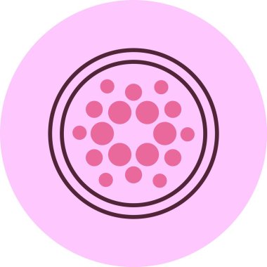 Cardano web simgesi, basit vektör illüstrasyonu