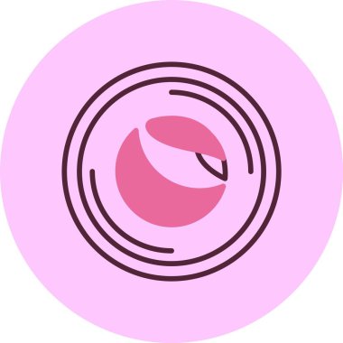 Terra simgesi, vektör illüstrasyonu basit tasarım