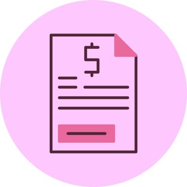 Vektör belgesi Simge illüstrasyonu 