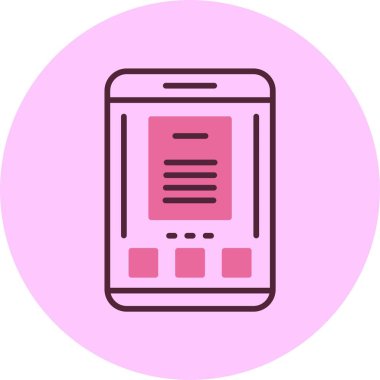 Vektör belgesi Simge illüstrasyonu 