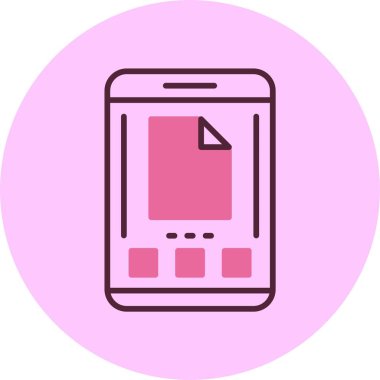 dosya web simgesi, basit vektör illüstrasyonu