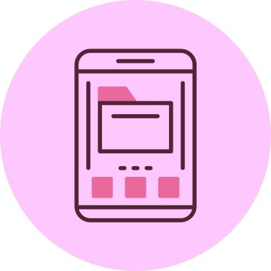 dizin web simgesi, basit vektör illüstrasyonu