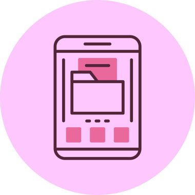 dizin web simgesi, basit vektör illüstrasyonu