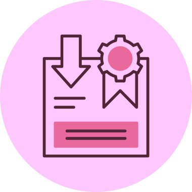 İade Politikası. Web simgesi basit illüstrasyon