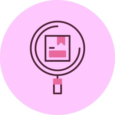 Ara. Web simgesi basit illüstrasyon