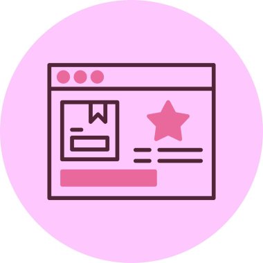 Özelleştirilmiş Ürün simgesi, vektör illüstrasyonu basit tasarım