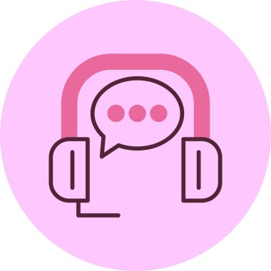 kabarcık sohbet iletişim ikonu vektör çizimi 