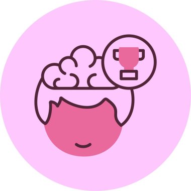 Kupa. Web simgesi basit illüstrasyon