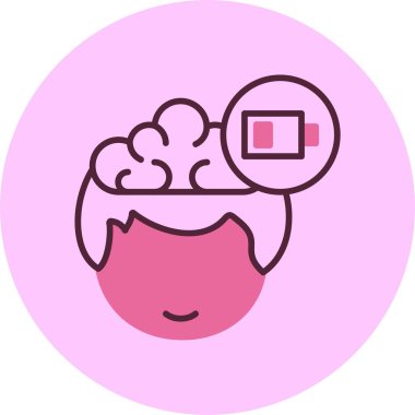 Düşük Enerji Ağı simgesi, basit vektör illüstrasyonu