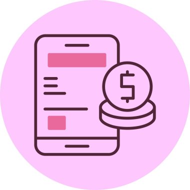 Hesap dengesi web simgesi, basit vektör illüstrasyonu