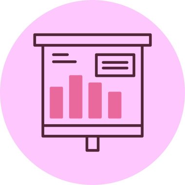 Silindirik Çubuklar web simgesi, basit vektör illüstrasyonu