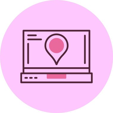 Location web icon, simple vector illustration