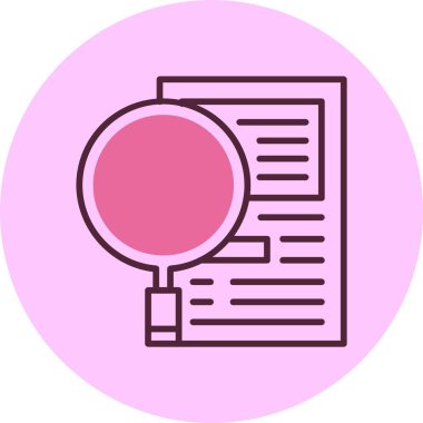 İşe alım Süreci web simgesi, basit vektör illüstrasyonu