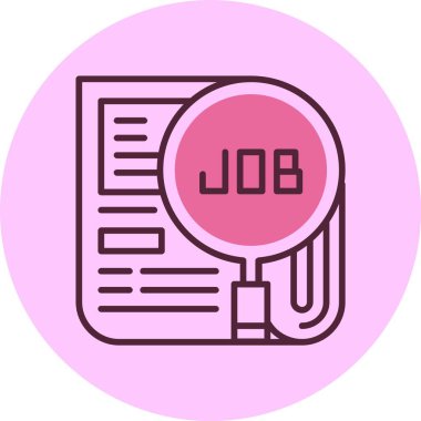 Referans web simgesi, basit vektör illüstrasyonu