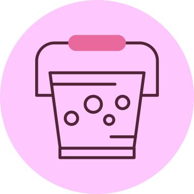 Bin simge vektör illüstrasyonu