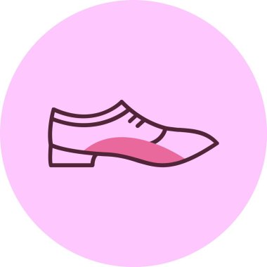 Ayakkabılar. Web simgesi basit illüstrasyon 