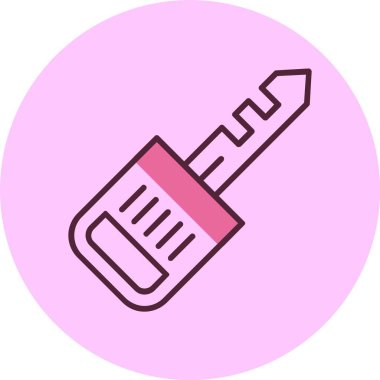 anahtar ağ simgesi, basit vektör illüstrasyonu