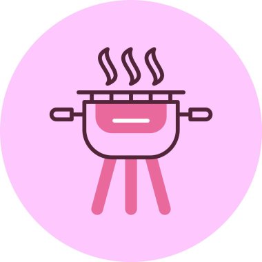 Izgara yap. Web simgesi basit tasarım