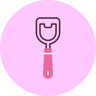 Açıcı simgesi, vektör illüstrasyonu basit tasarım