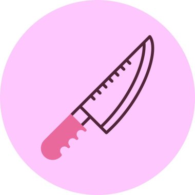 bıçak simgesi, vektör illüstrasyonu basit tasarım