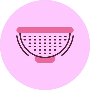 Süzgeç. Web simgesi basit tasarım